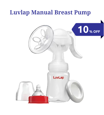 Luvlap manual breast pump - 10% offer