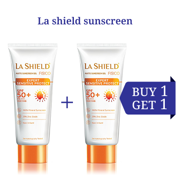 La Shield SPF 50 Sunscreen Buy 1 Get 1