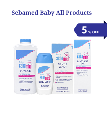 Sebamed baby all products 5% discount